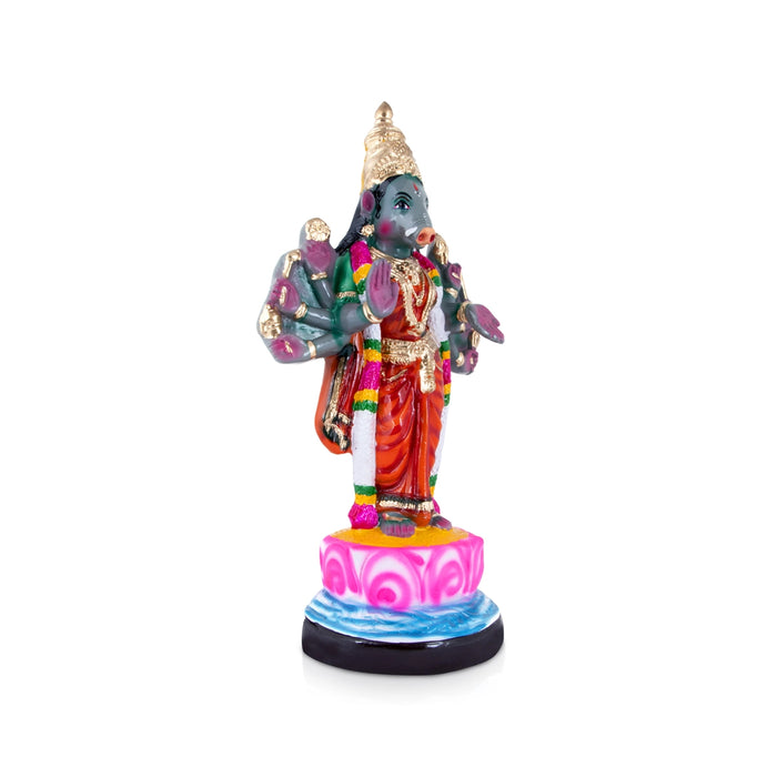 Varahi Amman Paper Mache Golu Bommai - 19 x 9.5 Inches | Giri Golu Doll/ Navaratri Golu Bomma/Gombe/Bommai