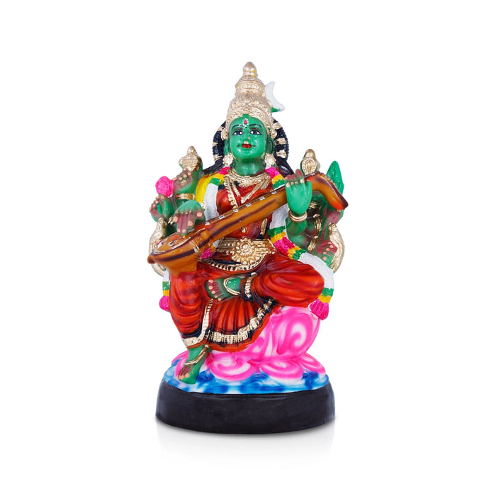 Rajashyamala Devi Paper Mache Golu Bommai - 16 x 8.5 Inches | Giri Golu Doll/ Navaratri Golu Bomma/Gombe/Bommai