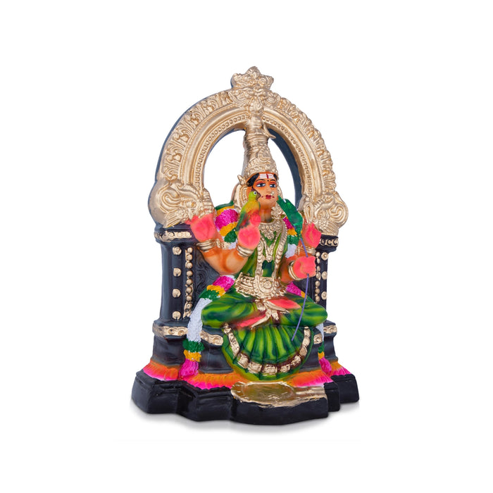 Kamatchi Amman Paper Mache Golu Bommai - 12 x 8 Inches | Giri Golu Doll/ Navaratri Golu Bomma/Gombe/Bommai