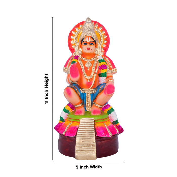 Ayyappan Paper Mache Golu Bommai - 11 x 5 Inches | Giri Golu Doll/ Navaratri Golu Bomma/Gombe/Bommai