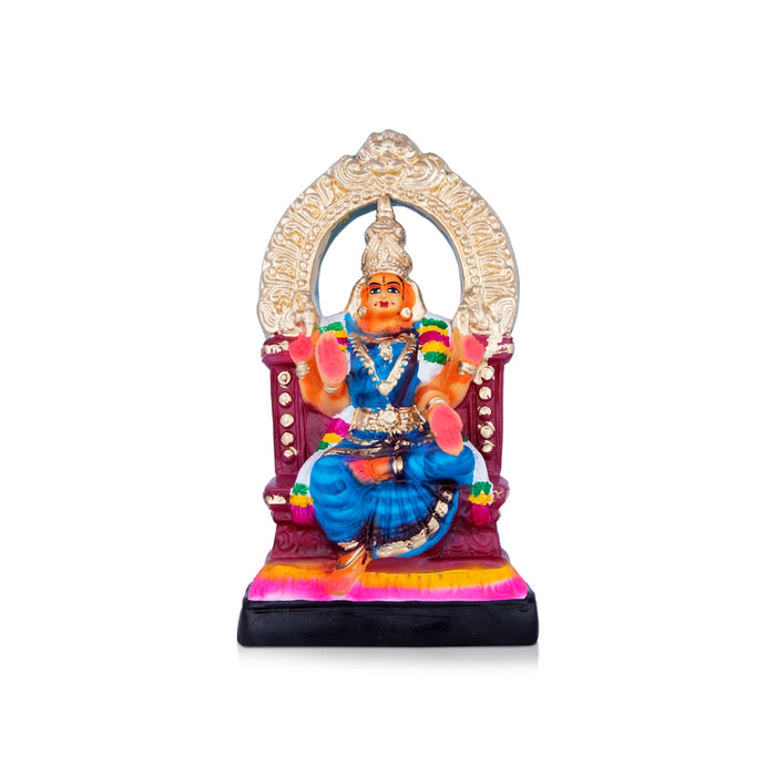 Bhuvaneshwari Paper Mache Golu Bommai - 11 x 5.5 Inches | Giri Golu Doll/ Navaratri Golu Bomma/Gombe/Bommai