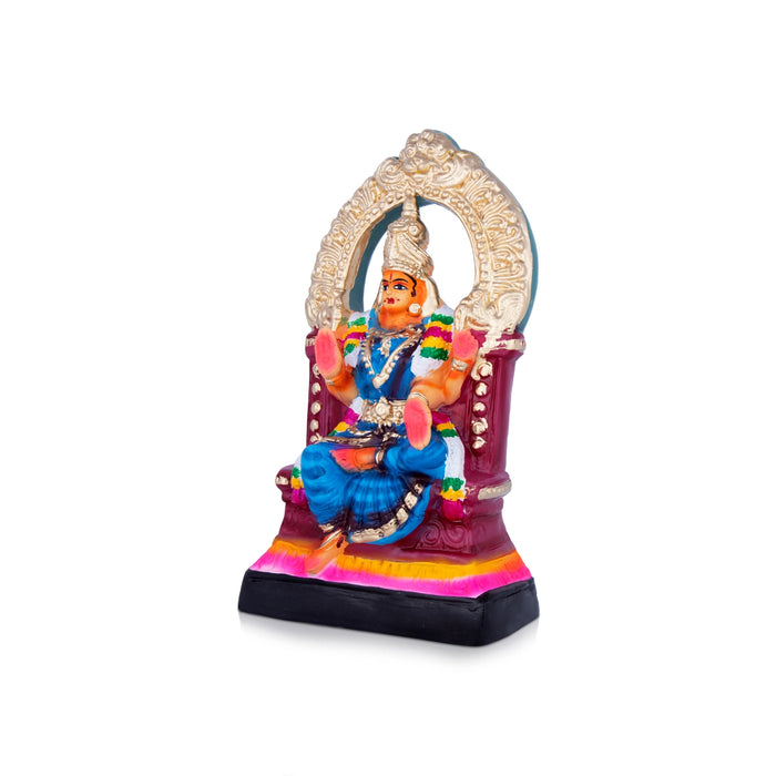 Bhuvaneshwari Paper Mache Golu Bommai - 11 x 5.5 Inches | Giri Golu Doll/ Navaratri Golu Bomma/Gombe/Bommai