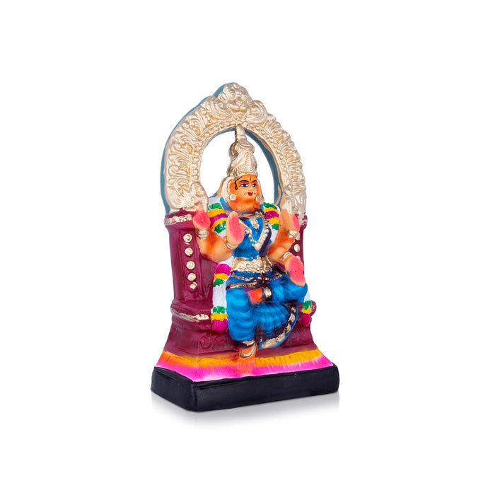 Bhuvaneshwari Paper Mache Golu Bommai - 11 x 5.5 Inches | Giri Golu Doll/ Navaratri Golu Bomma/Gombe/Bommai