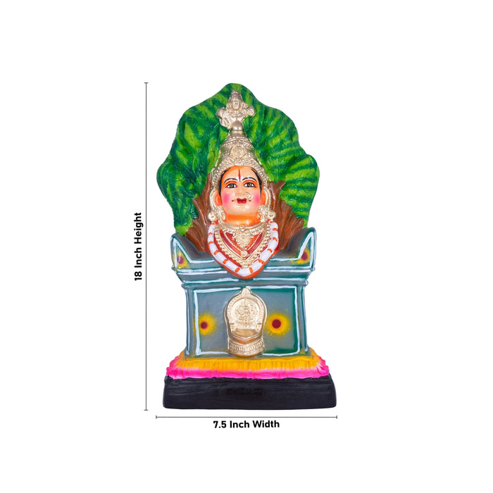 Tulasi Devi Paper Mache Golu Bommai - 18 x 7.5 Inches | Giri Golu Doll/ Navaratri Golu Bomma/Gombe/Bommai