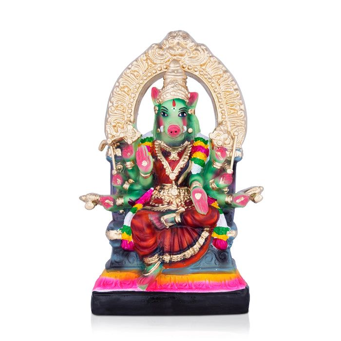 Varahi Amman Paper Mache Golu Bommai - 11 x 6.5 Inches | Giri Golu Doll/ Navaratri Golu Bomma/Gombe/Bommai