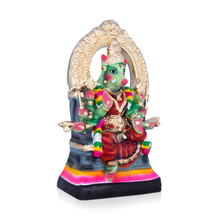 Varahi Amman Paper Mache Golu Bommai - 11 x 6.5 Inches | Giri Golu Doll/ Navaratri Golu Bomma/Gombe/Bommai