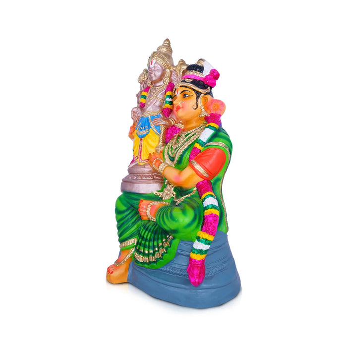 Andal Perumal Paper Mache Golu Bommai - 24 x 11 Inches | Giri Golu Doll/ Navaratri Golu Bomma/Gombe/Bommai