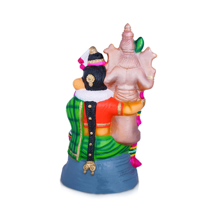 Andal Perumal Paper Mache Golu Bommai - 24 x 11 Inches | Giri Golu Doll/ Navaratri Golu Bomma/Gombe/Bommai