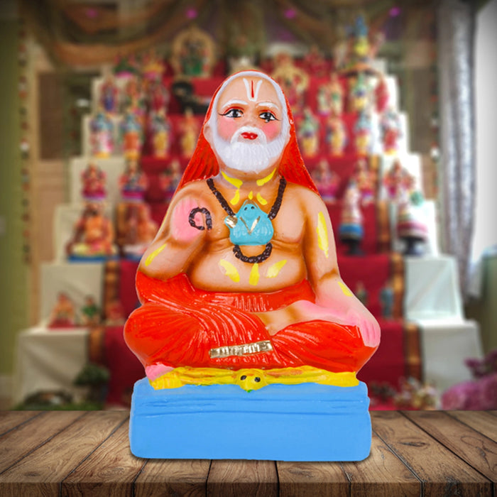 Raghavendra Clay Golu Bommai - 10 Inches | Giri Golu Doll/ Navaratri Golu Bomma/Gombe/Bommai