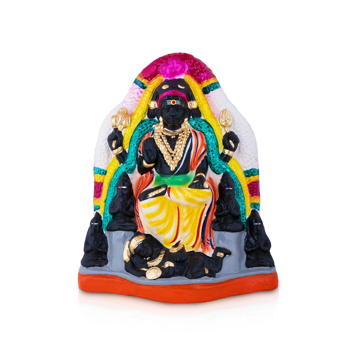 Dakshinamoorti Paper Mache Golu Bommai - 10 x 8 Inches | Giri Golu Doll/ Navaratri Golu Bomma/ Dasara Doll