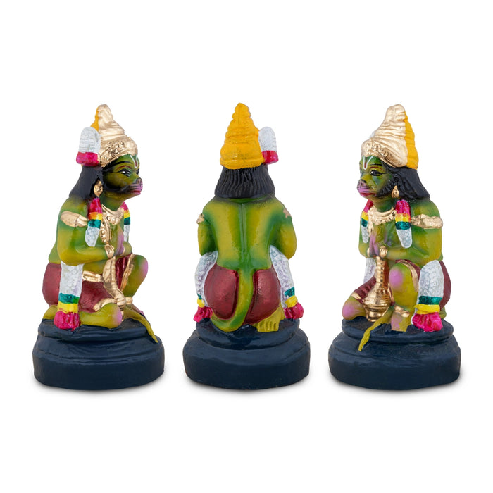 Ramar Clay Golu Bommai Set - 10 x 3.5 Inches | Giri Golu doll/ Navaratri Kolu Bomma/ Gombe/ Dasara Doll