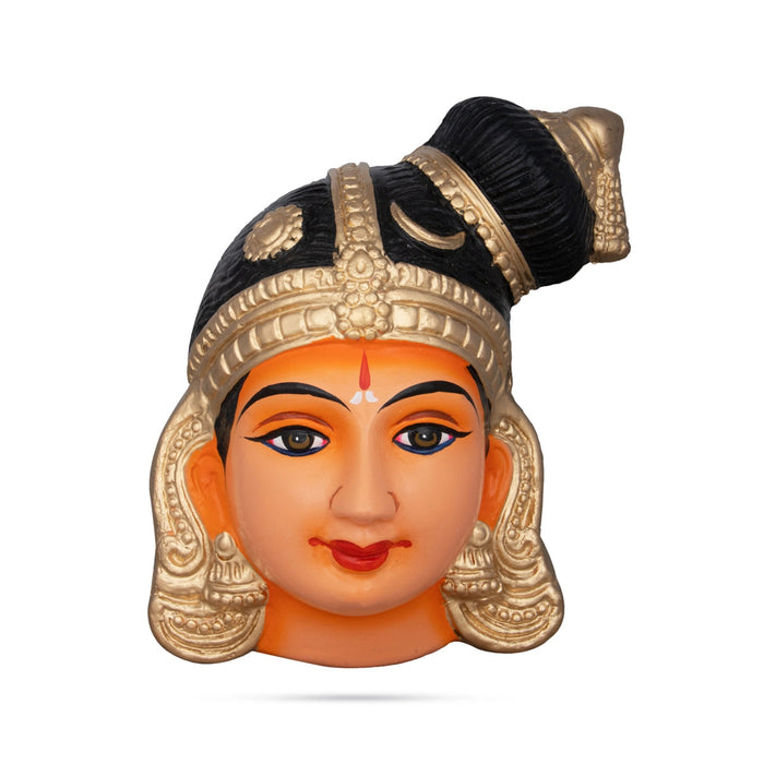 Andal Face Paper Mache Golu Bommai - 8 x 6 Inches | Giri Golu Doll/ Navaratri Golu Bomma