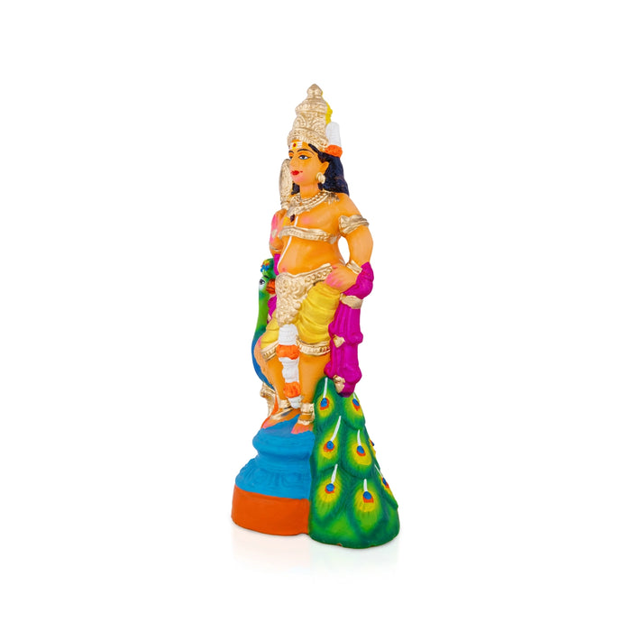 Bala Murugar Clay Golu Bommai – 13.5 x 6 Inches | Giri Golu Doll / Navaratri Golu Bomma / Gombe / Bommai