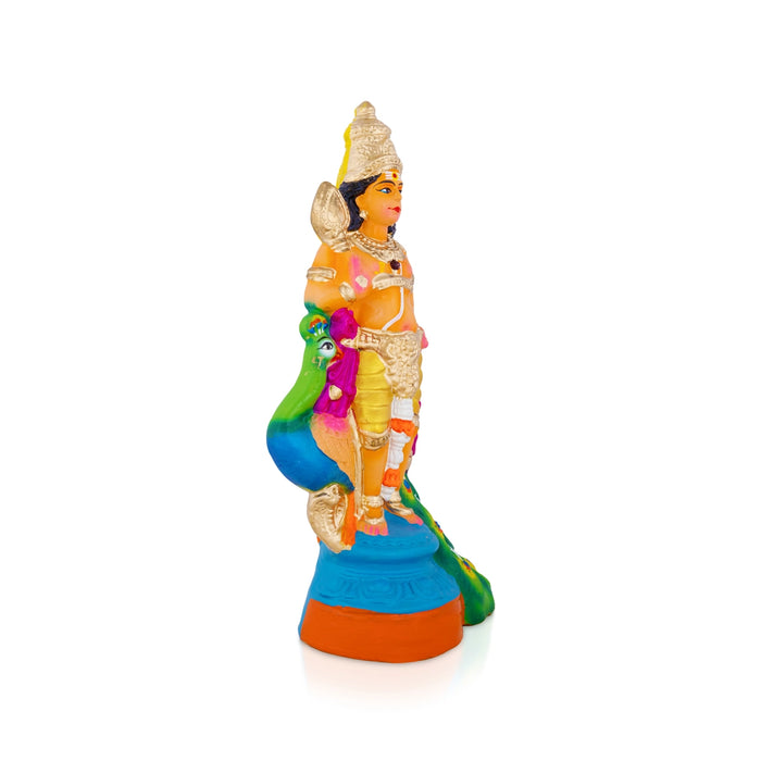 Bala Murugar Clay Golu Bommai – 13.5 x 6 Inches | Giri Golu Doll / Navaratri Golu Bomma / Gombe / Bommai