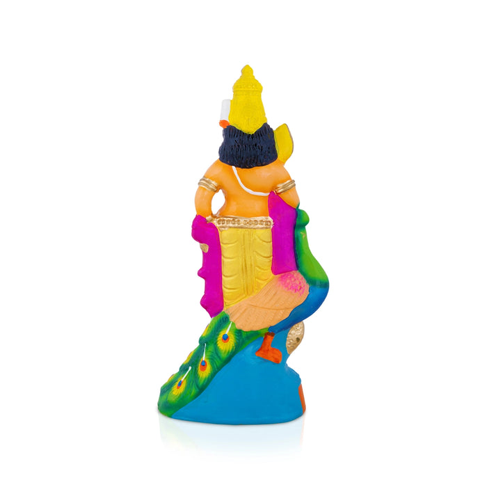 Bala Murugar Clay Golu Bommai – 13.5 x 6 Inches | Giri Golu Doll / Navaratri Golu Bomma / Gombe / Bommai
