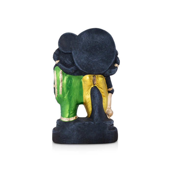 Vishnu Lakshmi Clay Golu Bommai - 10 x 5.5 Inches | Giri Golu Doll/ Navaratri Golu Bomma/ Bommai