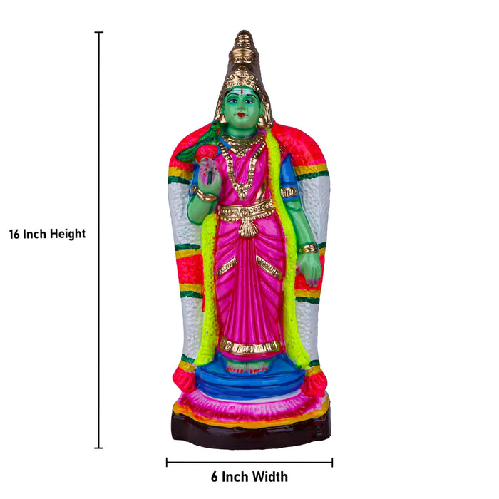 Meenakshi Paper Mache Golu Bommai - 16 x 6 Inches | Giri Golu Doll/ Navaratri Golu Bomma/Gombe/Bommai