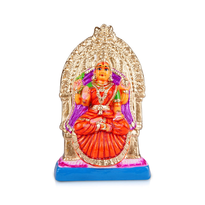 Sarada Devi Paper Mache Golu Bommai - 12 x 7 Inches | Navaratri Gombe/ Giri Golu Doll/ Navratri Decor