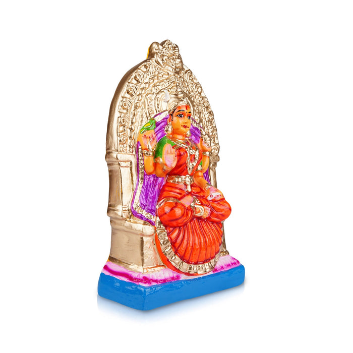 Sarada Devi Paper Mache Golu Bommai - 12 x 7 Inches | Navaratri Gombe/ Giri Golu Doll/ Navratri Decor