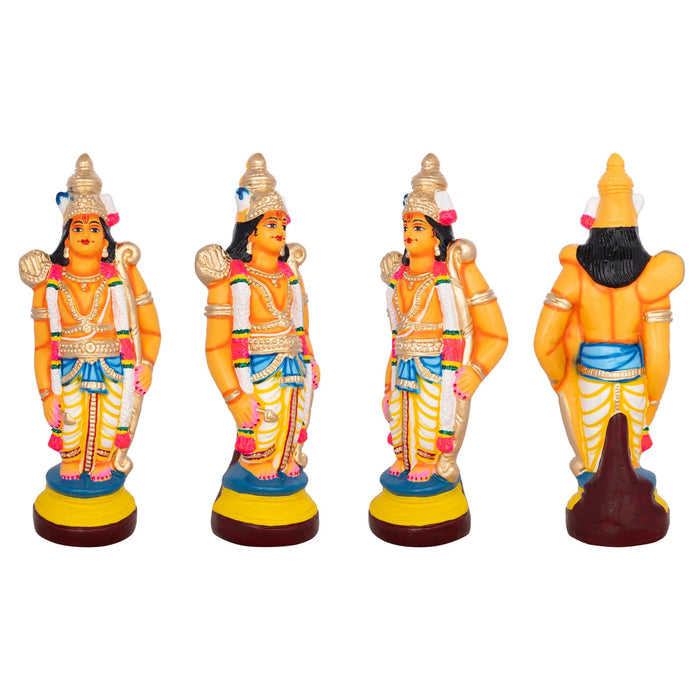 Rama Idol Paper Mache Golu Bommai Set - 15 X 6 Inches | Navaratri Gombe/ Giri Golu Doll/ Navratri Decor