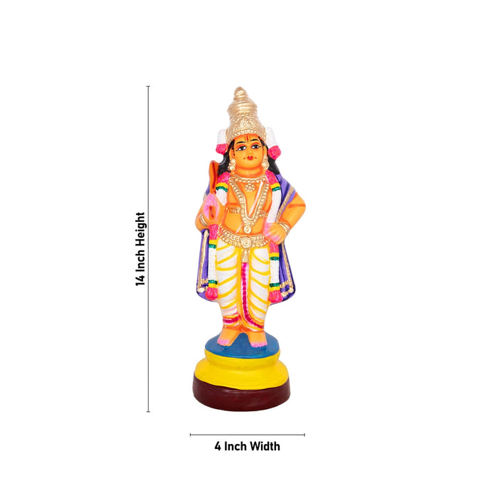Dasavatharam Statue Paper Mache Golu Bommai Set - 14 X 5 Inches | Navaratri Golu Bommai/ Gombe/ Giri Golu Doll