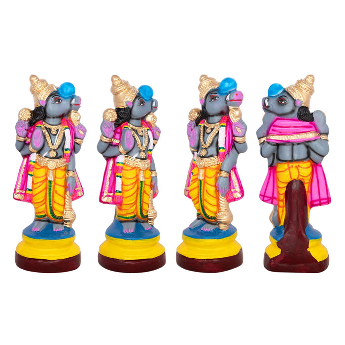 Dasavatharam Statue Paper Mache Golu Bommai Set - 14 X 5 Inches | Navaratri Golu Bommai/ Gombe/ Giri Golu Doll