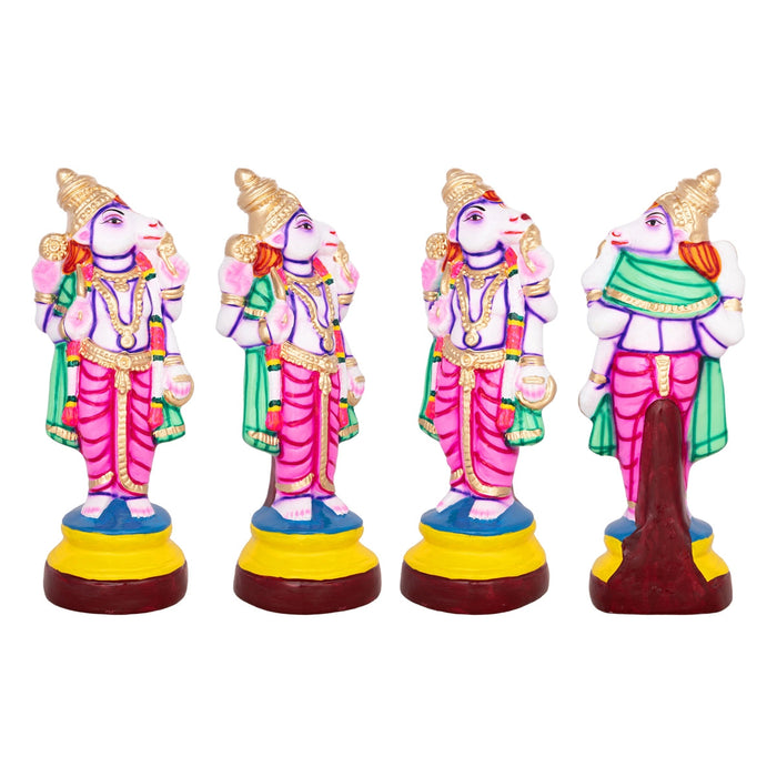 Dasavatharam Statue Paper Mache Golu Bommai Set - 14 X 5 Inches | Navaratri Golu Bommai/ Gombe/ Giri Golu Doll