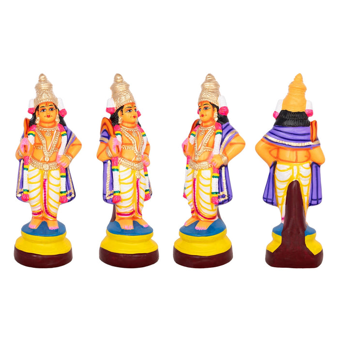 Dasavatharam Statue Paper Mache Golu Bommai Set - 14 X 5 Inches | Navaratri Golu Bommai/ Gombe/ Giri Golu Doll