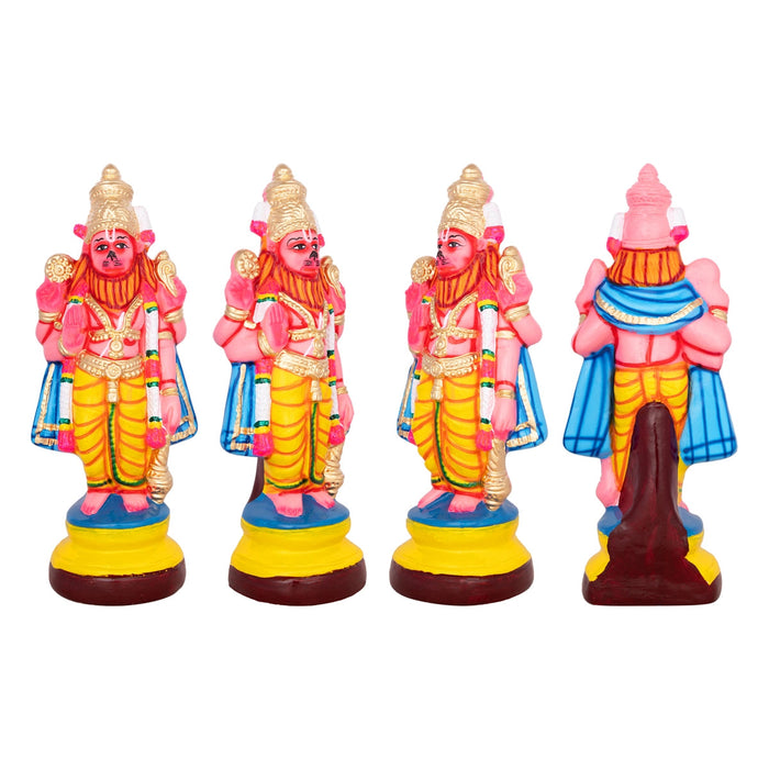 Dasavatharam Statue Paper Mache Golu Bommai Set - 14 X 5 Inches | Navaratri Golu Bommai/ Gombe/ Giri Golu Doll