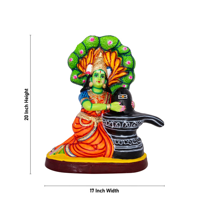Kamba Nadi Paper Mache Golu Bommai - 20 X 17 Inches | Giri Golu Doll/ Navaratri Gombe/ Navratri Decor