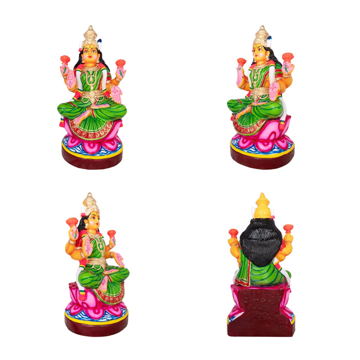 Lakshmi Saraswati Durga Paper Mache Golu Bommai Set - 26 X 18 Inches | Giri Golu Doll/ Navaratri Gombe