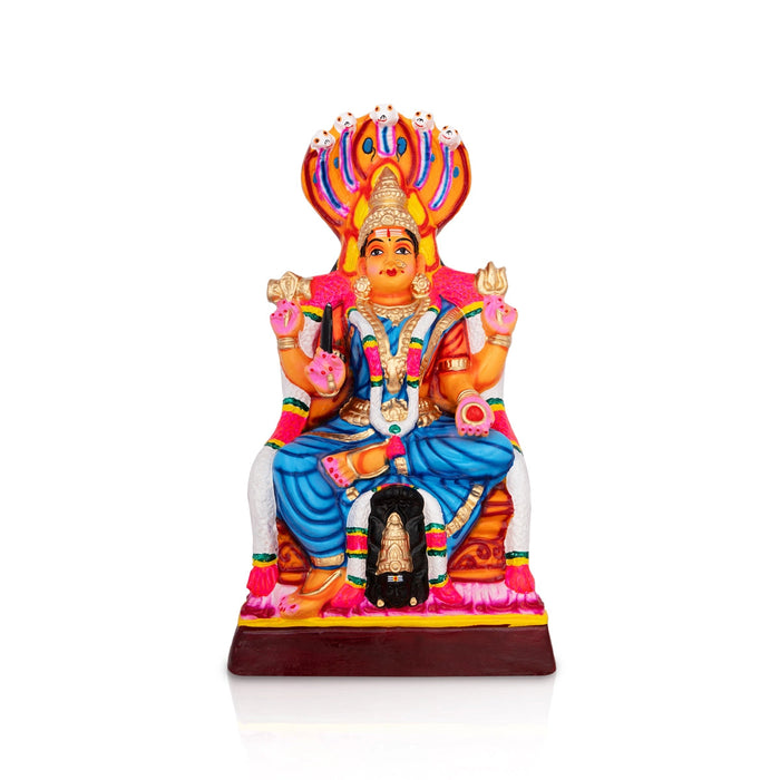 Karumariamman Statue Paper Mache Golu Bommai- 16 X 8.5 Inches | Navaratri Gombe/ Giri Golu Doll/Navratri Decor