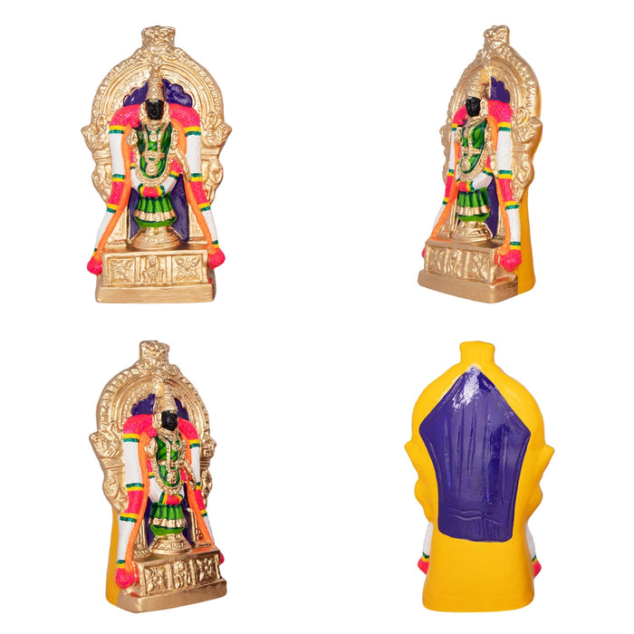 Annamalai Unnamalai Paper Mache Golu Bommai Pair- 13 X 8.5 Inches | Navaratri Gombe/Navratri Decor/Giri Golu Doll