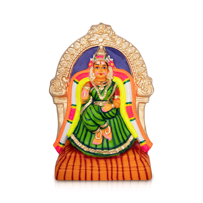 Kamalambika Paper Mache Golu Bommai - 12 X 9 Inches | Navaratri Gombe/ Giri Golu Doll/ Navratri Decor