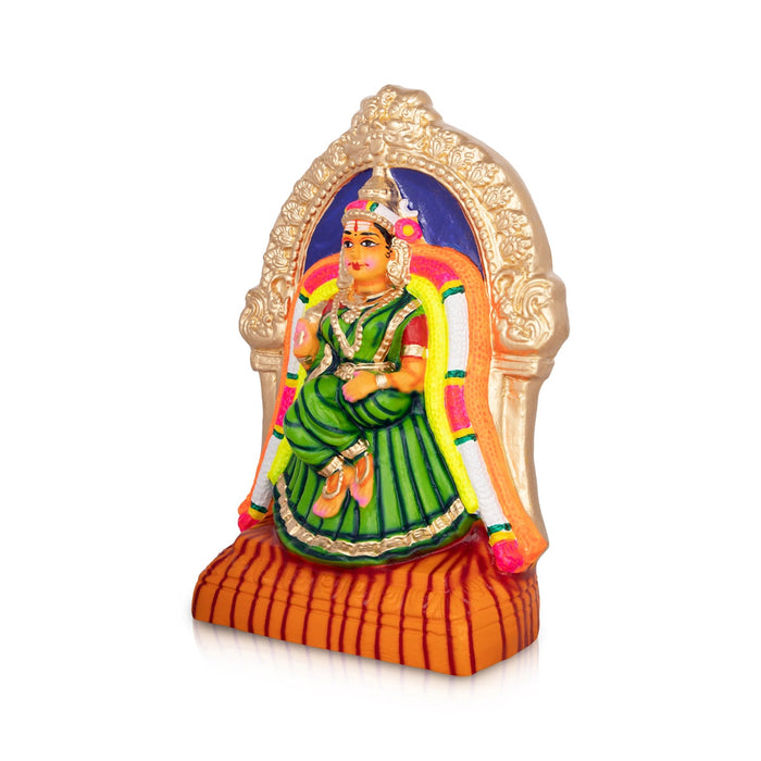 Kamalambika Paper Mache Golu Bommai - 12 X 9 Inches | Navaratri Gombe/ Giri Golu Doll/ Navratri Decor