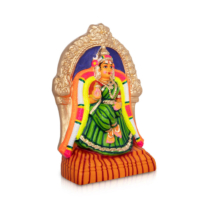 Kamalambika Paper Mache Golu Bommai - 12 X 9 Inches | Navaratri Gombe/ Giri Golu Doll/ Navratri Decor
