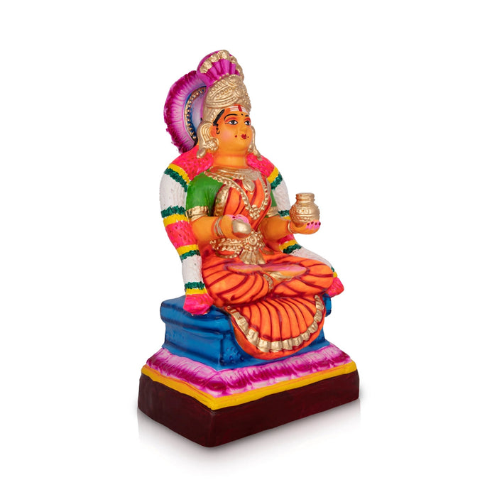 Annapurna Devi Paper Mache Golu Bommai - 14 X 7 Inches | Navaratri Gombe/ Navratri Decor/ Giri Golu Doll