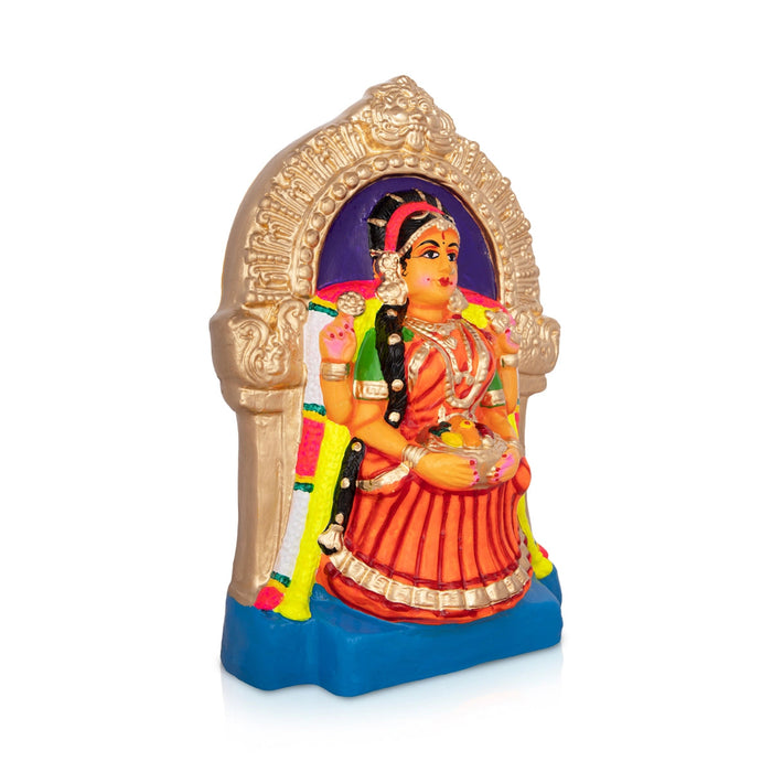 Varalakshmi Idol Paper Mache Golu Bommai - 12 x 9 Inches | Navaratri Gombe/ Giri Golu Doll/ Navratri Decor