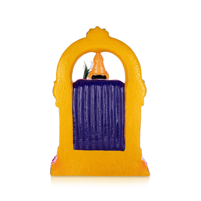 Kamakshi Idol Paper Mache Golu Bommai - 17 X 11 Inches | Navaratri Gombe/ Giri Golu Doll/ Navratri Decor