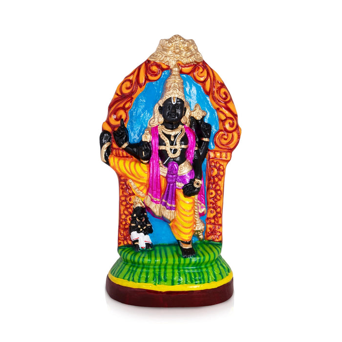 Ulagalantha Perumal Statue Paper Mache Golu Bommai-17 X 8.5 Inches | Navaratri Gombe/ Giri Golu Doll