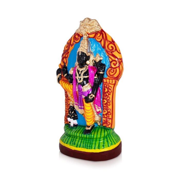Ulagalantha Perumal Statue Paper Mache Golu Bommai-17 X 8.5 Inches | Navaratri Gombe/ Giri Golu Doll