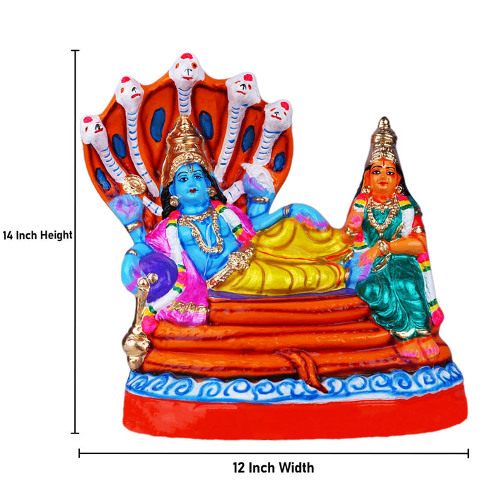 Parkadal Ranganathar Paper Mache Golu Bommai - 14 x 12 Inches | Giri Golu Doll/ Navaratri Golu Bomma/Gombe