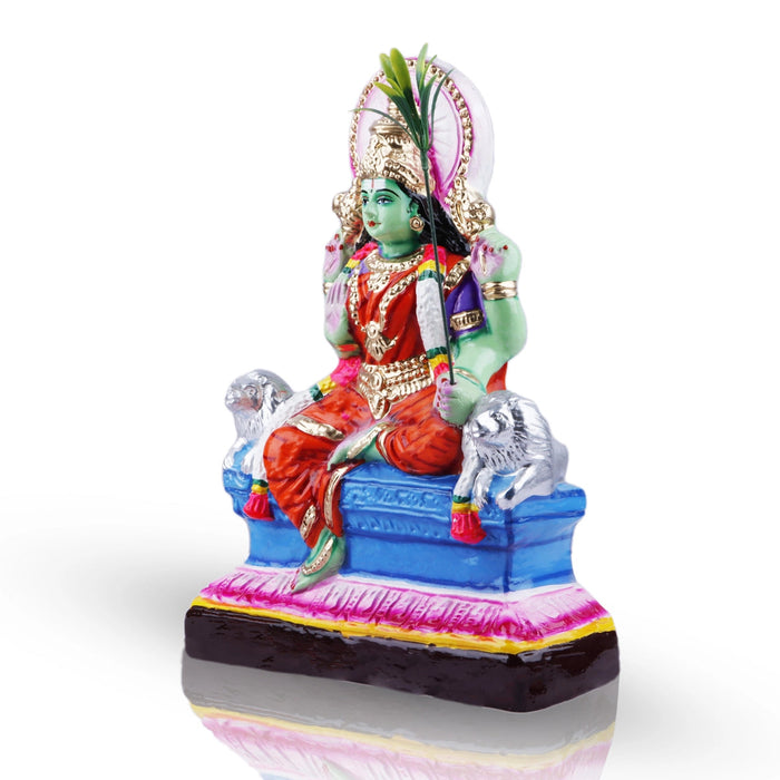 Rajeshwari Devi Paper Mache Golu Bommai - 14 X 10 Inches | Navaratri Gombe/ Giri Golu Doll/ Navratri Decor
