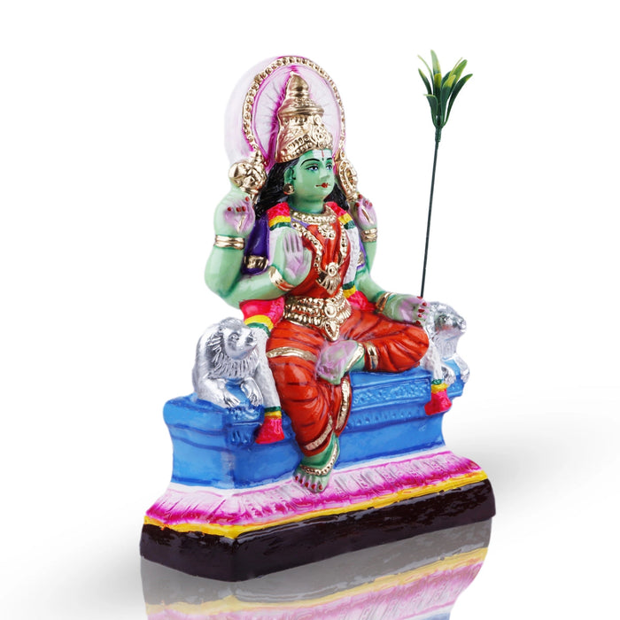 Rajeshwari Devi Paper Mache Golu Bommai - 14 X 10 Inches | Navaratri Gombe/ Giri Golu Doll/ Navratri Decor