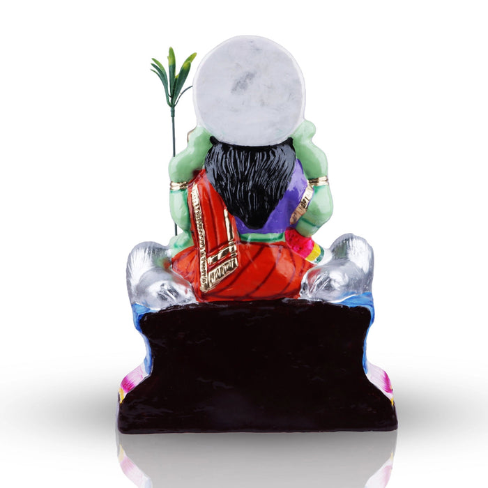 Rajeshwari Devi Paper Mache Golu Bommai - 14 X 10 Inches | Navaratri Gombe/ Giri Golu Doll/ Navratri Decor
