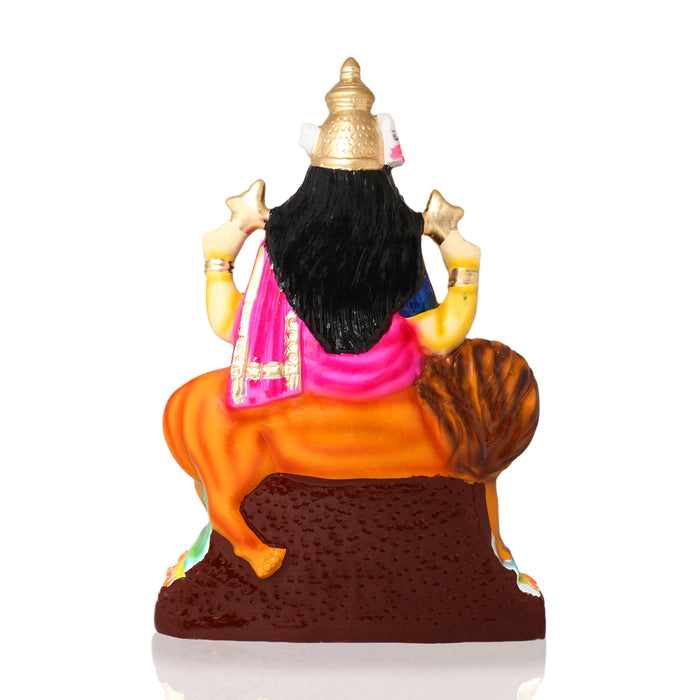 Durga Lakshmi Saraswathi Paper Mache Golu Bommai Set - 18 x 13 Inches | Giri Golu Doll/ Navaratri Golu Bomma