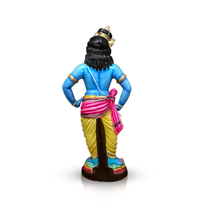 Vithoba Krishna Paper Mache Golu Bommai - 48 x 22 Inches | Giri Golu Doll/ Navaratri Golu Bomma/Gombe/Bommai