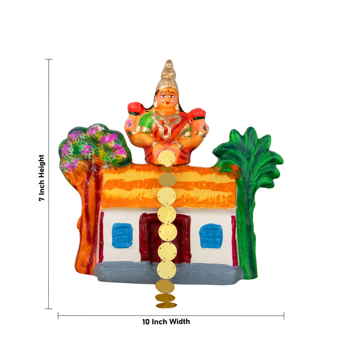 Kanakadhara Clay Golu Bommai Set - 7 x 10 Inches | Giri Golu Doll/ Navaratri Golu Bomma/Gombe/Bommai