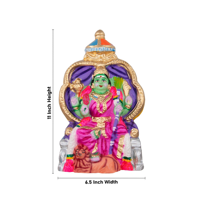 Rajeshwari Clay Golu Bommai - 11 x 6.5 Inches | Giri Golu Doll/ Navaratri Golu Bomma/Gombe/Bommai