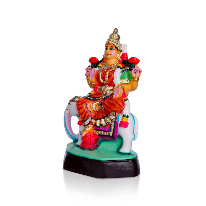 Lakshmi Paper Mache Golu Bommai - 11 x 6 Inches | Giri Golu Doll/ Navaratri Golu Bommai/ Gombe/ Dasara Doll